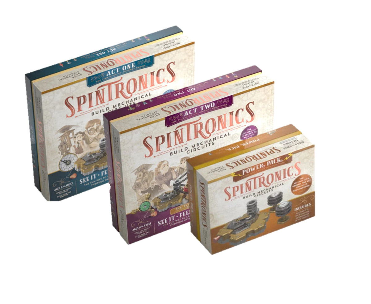 SPINTRONICS ACT ONE, ACT TWO & POWER PACK – ANYOHOW GAMES